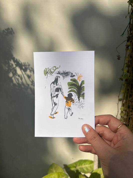 Let's See a Flower Show Postcard Set