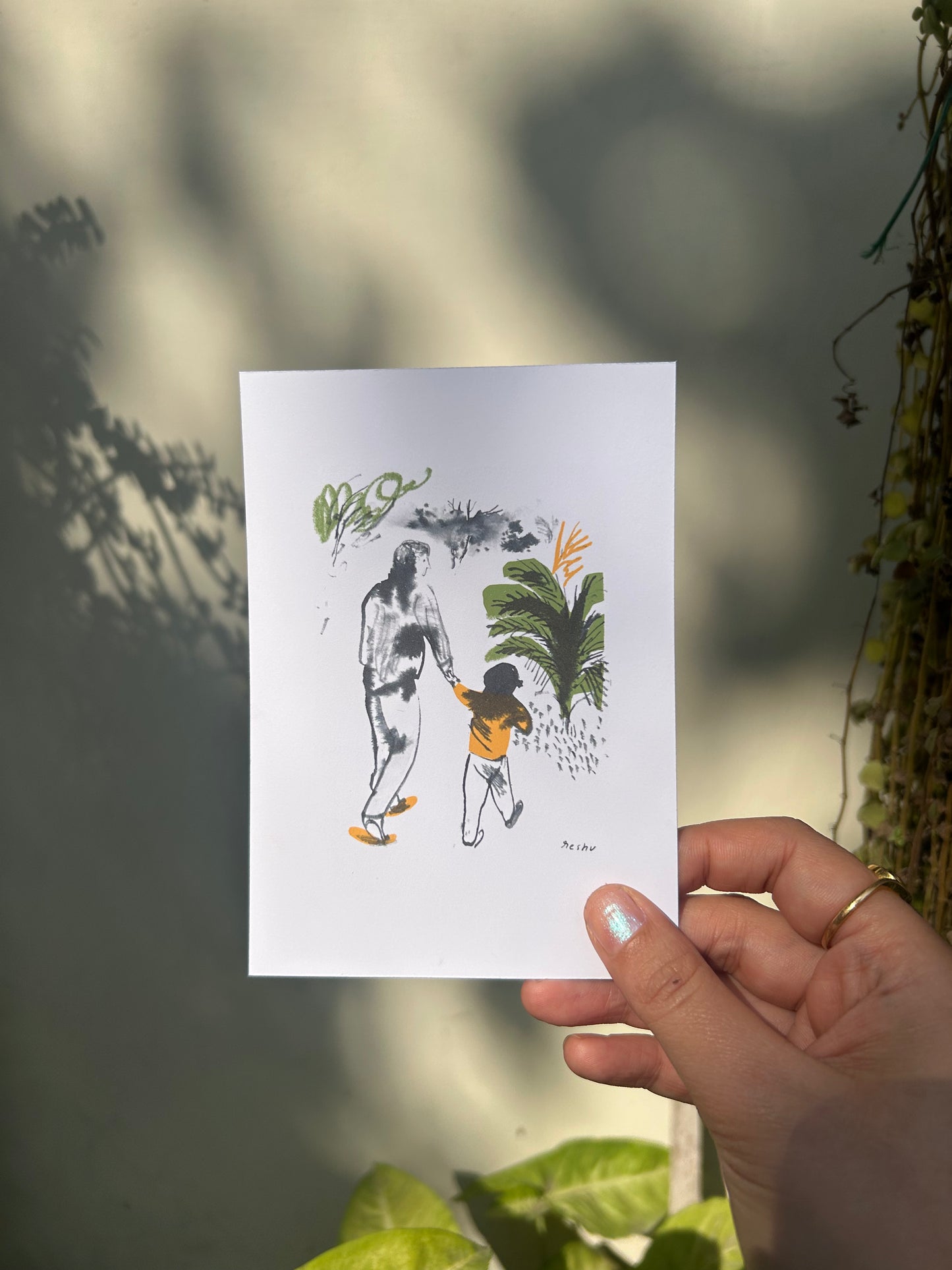 Let's See a Flower Show Postcard Set