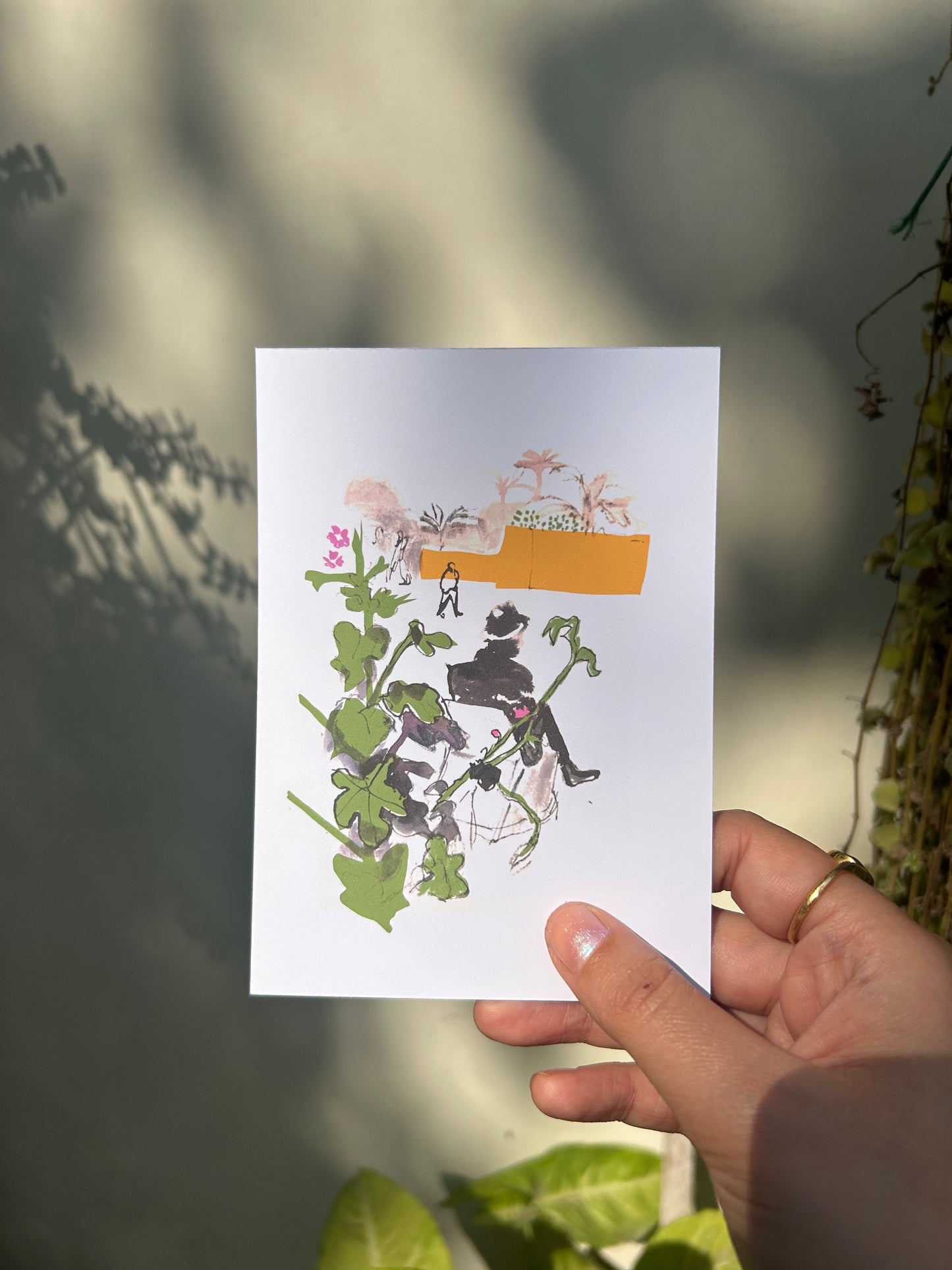 Let's See a Flower Show Postcard Set