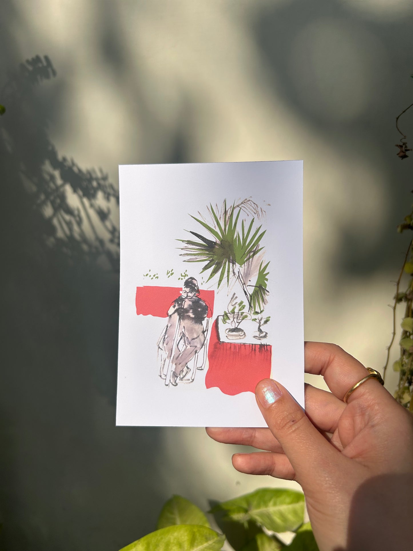 Let's See a Flower Show Postcard Set