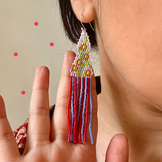 Blossom Earrings Beading Pattern